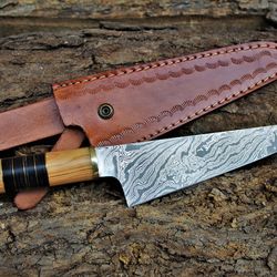 japanese chef knife, japanese kitchen knife, boning knife, damascus steel, japanese knife, honesuki knife, fillet knife,