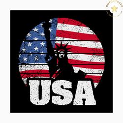 4th of july usa statue of liberty svg, independence day svg, 4th of july svg, statue of liberty svg, usa svg, patriotic