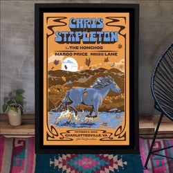 chris stapleton tour october 5 2023 john paul jones arena charlottesville poster