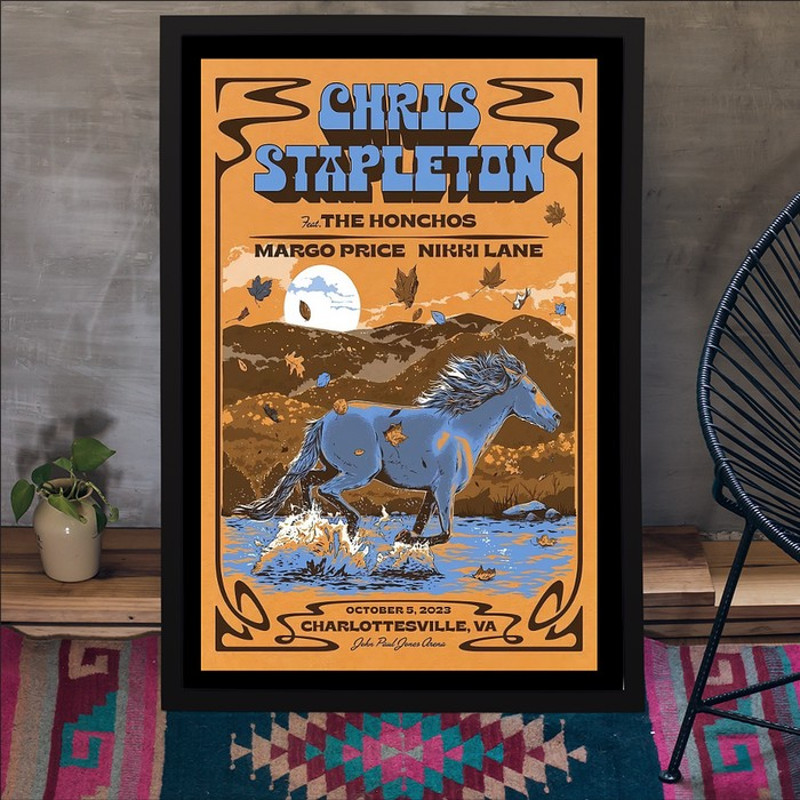Chris Stapleton Tour October 5 2023 John Paul Jones Arena Charlottesville Poster.jpeg