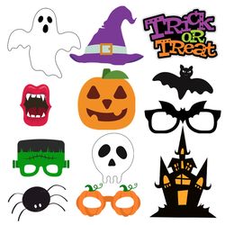 Halloween Witch Photo Booth Props, Halloween Photo Props, Halloween Props, Halloween Clipart, Halloween Vector