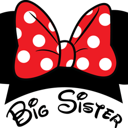 big sister svg, disney family svg, minnie svg, minnie mouse svg, mickey svg, disney svg, mickey face svg, cut file