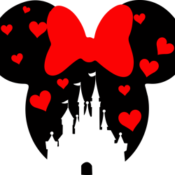 minnie castle heart svg, disney family svg, minnie svg, minnie mouse svg, mickey svg, disney svg, mickey face svg
