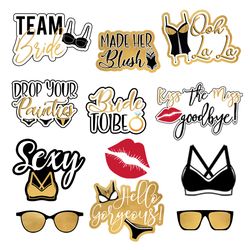 Lingeri Bride to be Photo Booth Props, Lingeri Photo Props, Lingeri Props, Bride to be Props, Bride to be Clipart