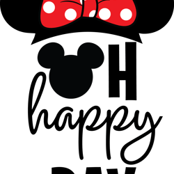 oh happy day svg, disney family svg, minnie logo svg, minnie mouse svg, mickey svg, disney svg, mickey face svg,cut file