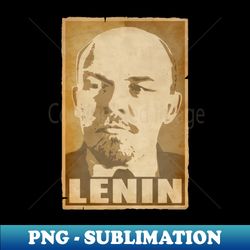 Vladimir Lenin Propaganda Poster Pop Art - Professional Sublimation Digital Download - Capture Imagination with Every Detail