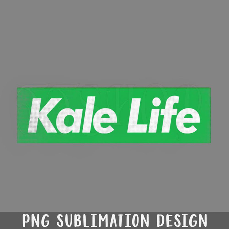 DMG338-Kale Life Vegan lant Based Typography Design PNG Download.jpg