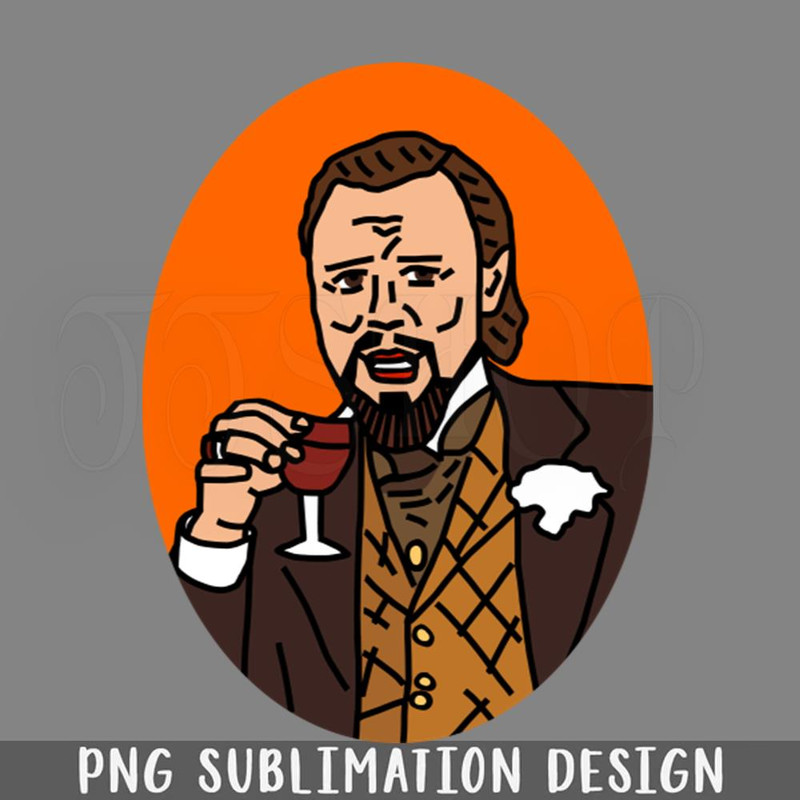 DMEE220-Funny ortrait of Leo with Wine PNG Download.jpg