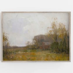 muted landscape art vintage old barn wall art vintage wall art neutral vintage landscape antique wall decor printab