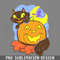 DMEE387-Halloween cat and pumpkin PNG Download.jpg
