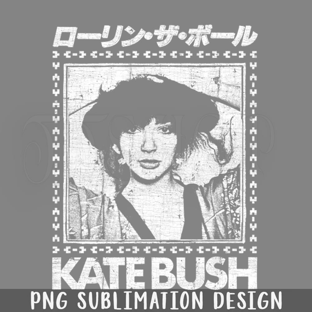 DMG368-Kate Bush Retro Faded Style Fan Art Design PNG Download.jpg