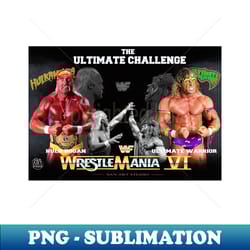 hulk hogan v warrior - exclusive png sublimation download - stunning sublimation graphics