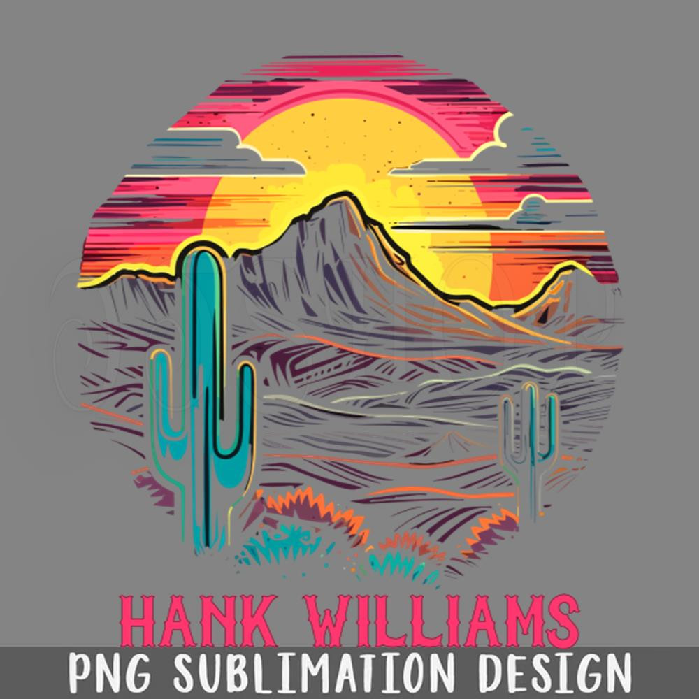 DMEE426-Hank Williams Retro Style Country Fan PNG Download.jpg