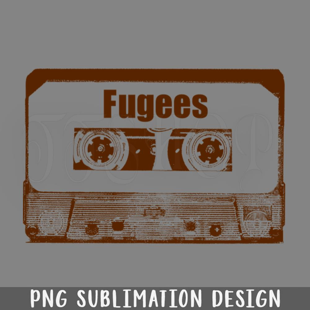 DMEE120-Fugees Cassette Tape Hiphop PNG Download.jpg
