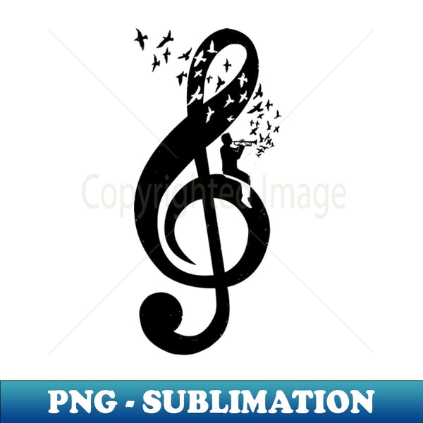 Clef Sign Trumpet Treble Clef - trumpet - Digital Sublimation Download File - | Inspire ...
