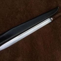 handmade 1095 carbon steel hunting like dagger knife&sheath