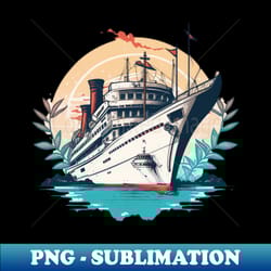 cruise ship - png sublimation digital download - transform your sublimation creations