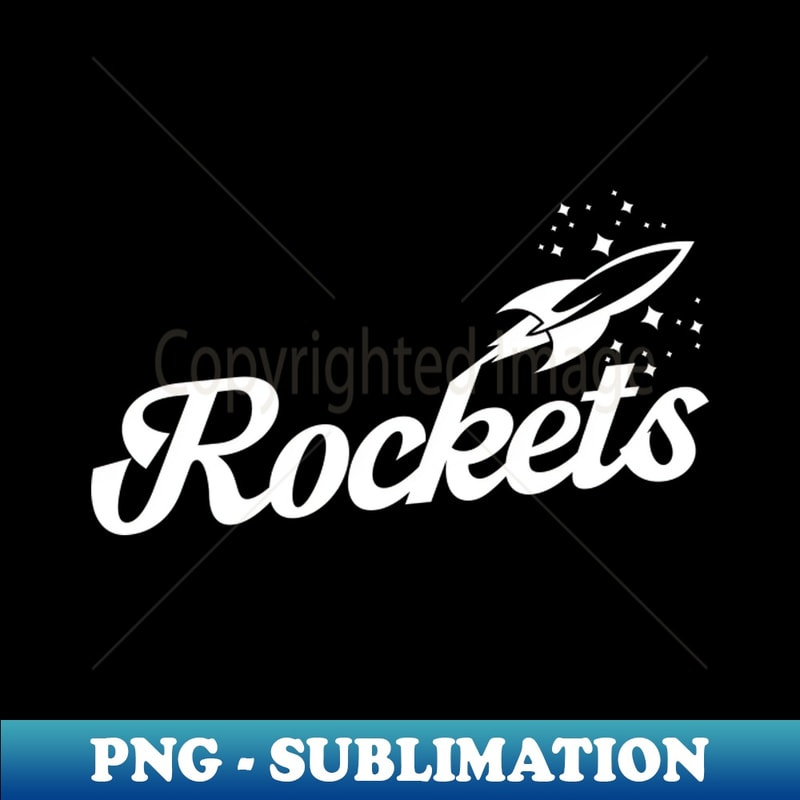 Rockets Basketball Retro v2 - PNG Transparent Sublimation De | Inspire ...