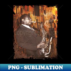 Charlie Parker- Bird or Yardbird - One of the Great American jazz saxophonists - Elegant Sublimation PNG Download - Perfect for Sublimation Art