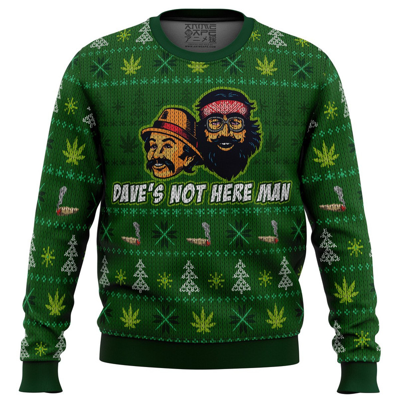 Cheech And Chong All Over Print Hoodie 3D Zip Hoodie 3D Ugly Christmas Sweater 3D Fleece Hoodie