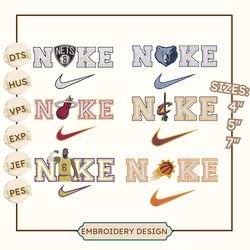 10+ custom basketball brand embroidery bundle, famous basketball team embroidery bundle, basketball embroidery bundle, pes, dst, jef, files, instant download