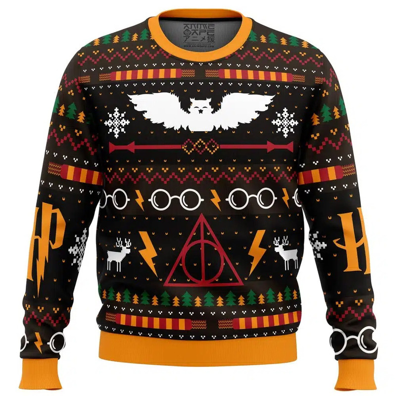 The Sweater That Lived Harry Potter All Over Print Hoodie 3D Zip Hoodie 3D Ugly Christmas Sweater 3D Fleece Hoodie