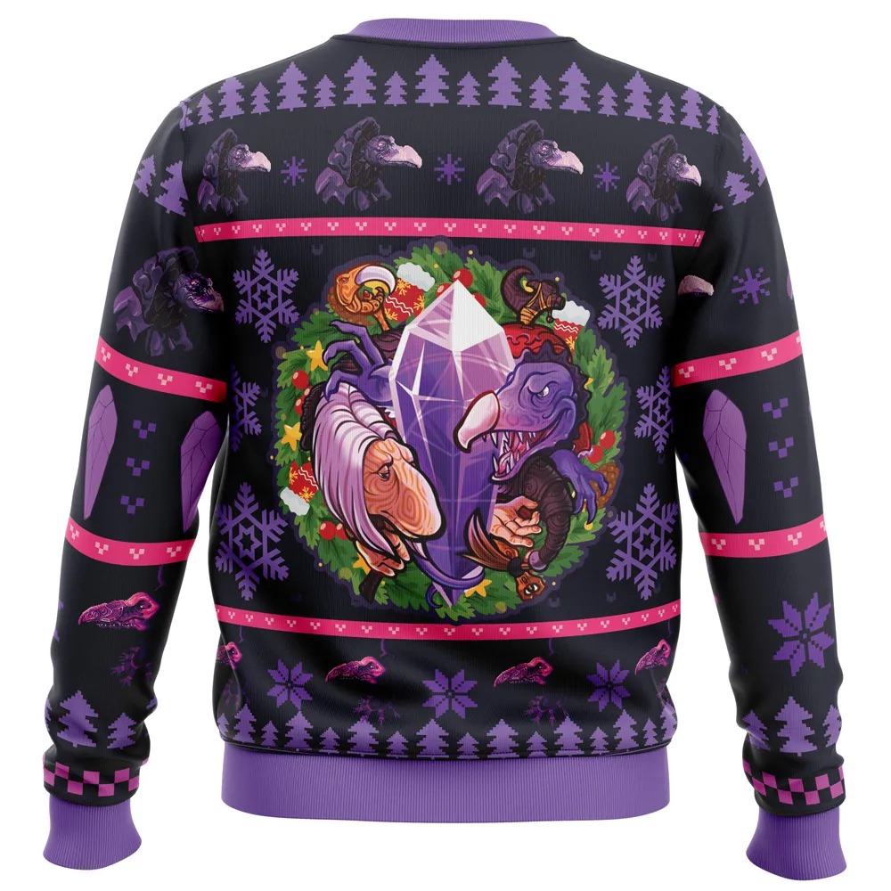 Fantasy Puppet Christmas Dark Crystal All Over Print Hoodie 3D Zip Hoodie 3D Ugly Christmas Sweater 3D Fleece Hoodie