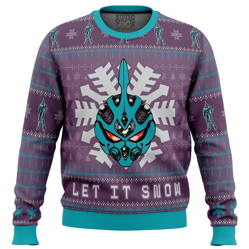 Guyver Let It Snow All Over Print Hoodie 3D Zip Hoodie 3D Ugly Christmas Sweater 3D Fleece Hoodie