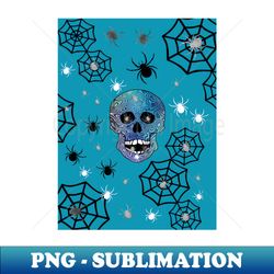 halloween creepy crawling spiders - png transparent sublimation design - create with confidence