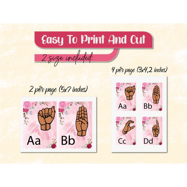 ASL (American Sign Language) Alphabet, 28 Flashcards, ASL Fl | Inspire ...