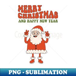 Christmas groovy character - Aesthetic Sublimation Digital File - Unleash Your Creativity