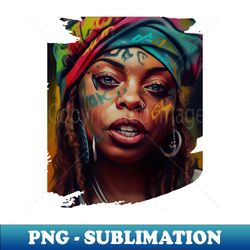 erykah badu - Unique Sublimation PNG Download - Perfect for Sublimation Art