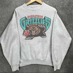 vintage memphis grizzlies basketball sweatshirt, nba memphis grizzlies shirt tee