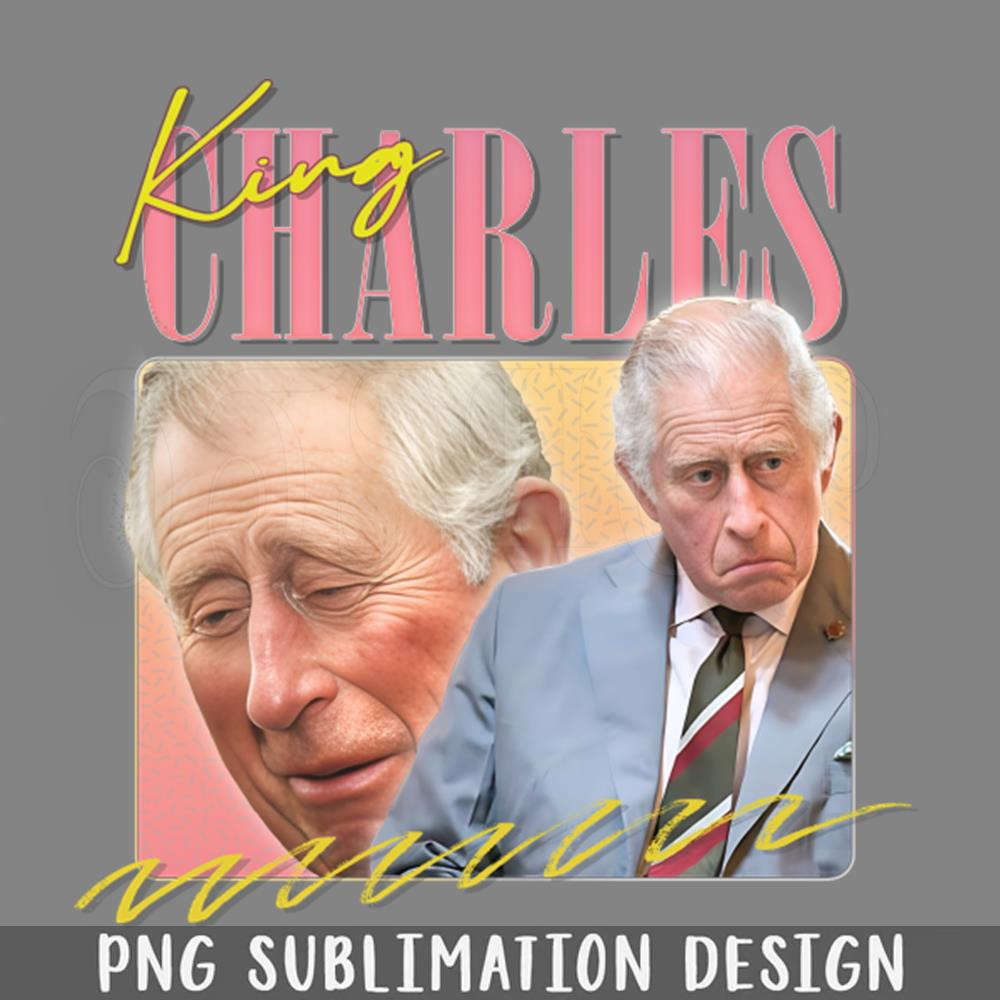 DMG467-King Charles Retro Aesthetic Fan Design PNG Download.jpg