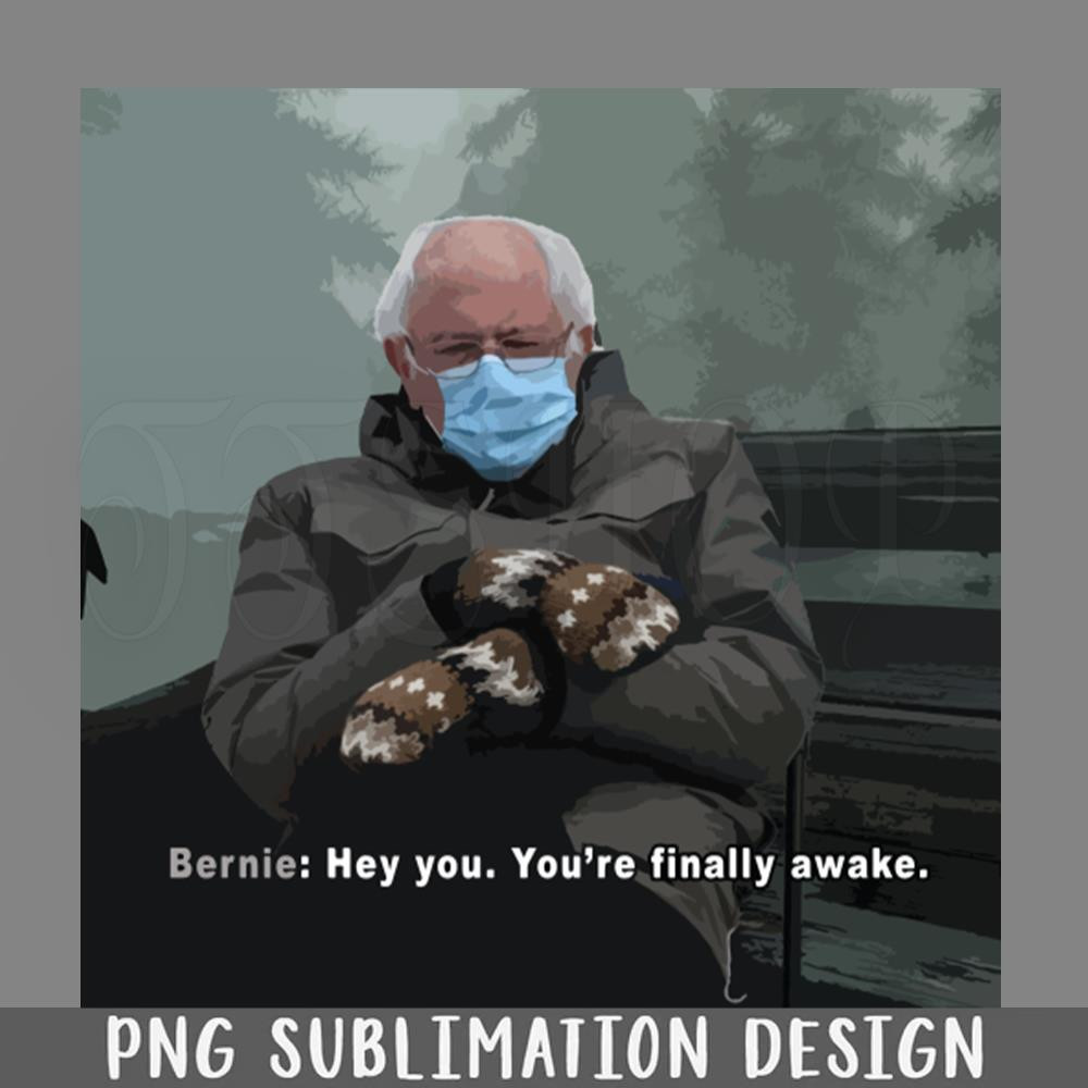 DMEE634-Hey you Youre finally awake Bernie Edition PNG Download.jpg