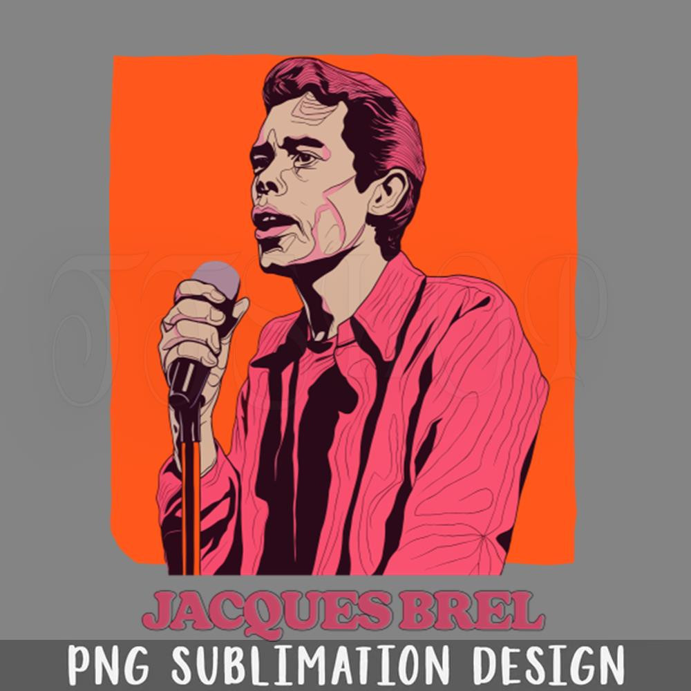 DMG506-KLA869Jacques Brel Retro Fan Design PNG Download.jpg