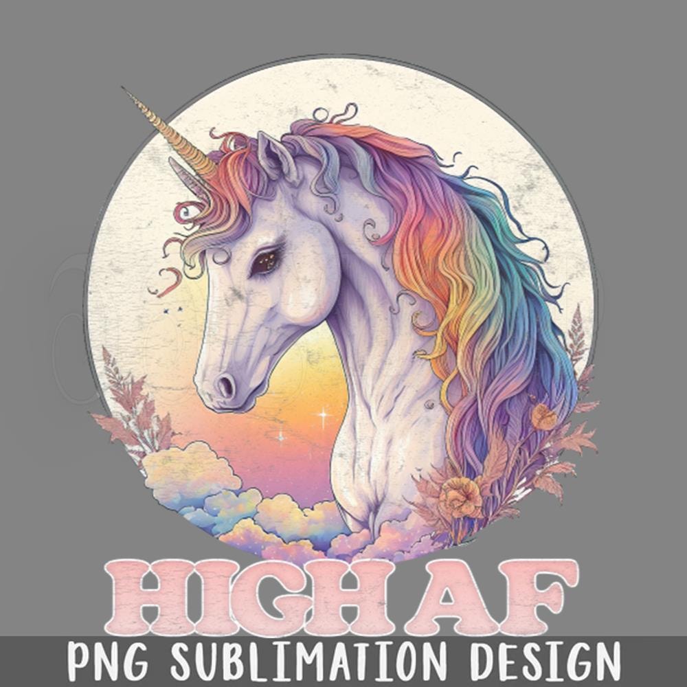 DMEE649-High AF Faded Style 80s Unicorn PNG Download.jpg