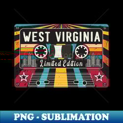 vintage west virginia state - trendy sublimation digital download - stunning sublimation graphics