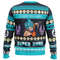 A Very Saiyan Christmas Dragon Ball Z All Over Print Ugly Hoodie Zip Hoodie 3D Ugly Christmas Sweater 3D Fleece Hoodie