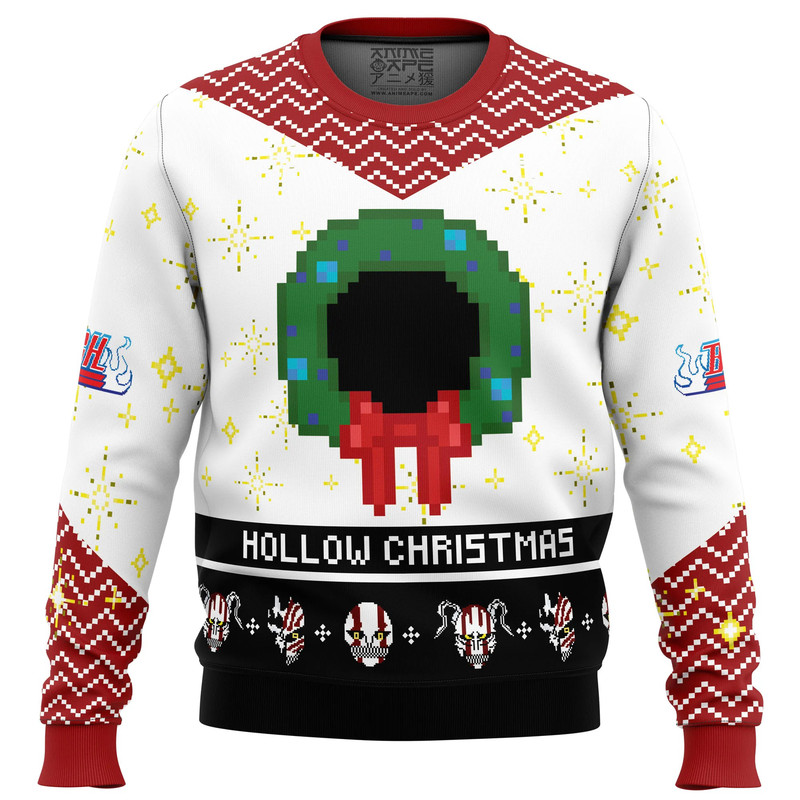 Hollow Ichigo Bleach All Over Print Ugly Hoodie Zip 3D Hoodie 3D Ugly Christmas Sweater 3D Fleece Hoodie