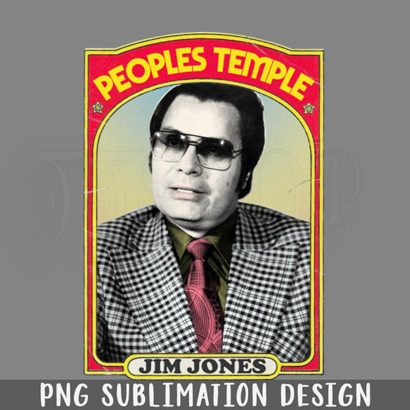 DMG133-Jim Jones eoples Temple Retro Style Fan Art Design PNG Download.jpg