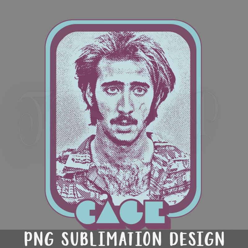 DMF446-icolas Cage Retro Style Fan Art Design PNG Download.jpg