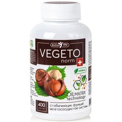 VEGETOnorm Oil matrix technology (prevention of vegetovascular disorders) 400 capsules