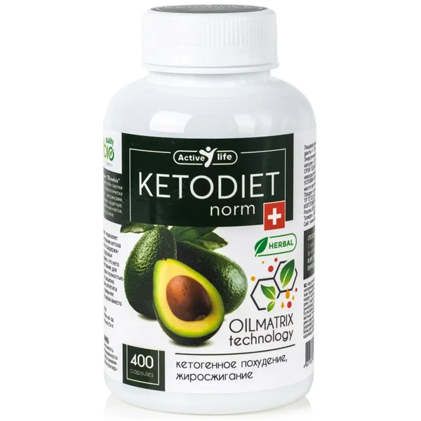 KETODIETnorm Oil matrix technology (ketogenic weight loss and fat burning) 400 capsules