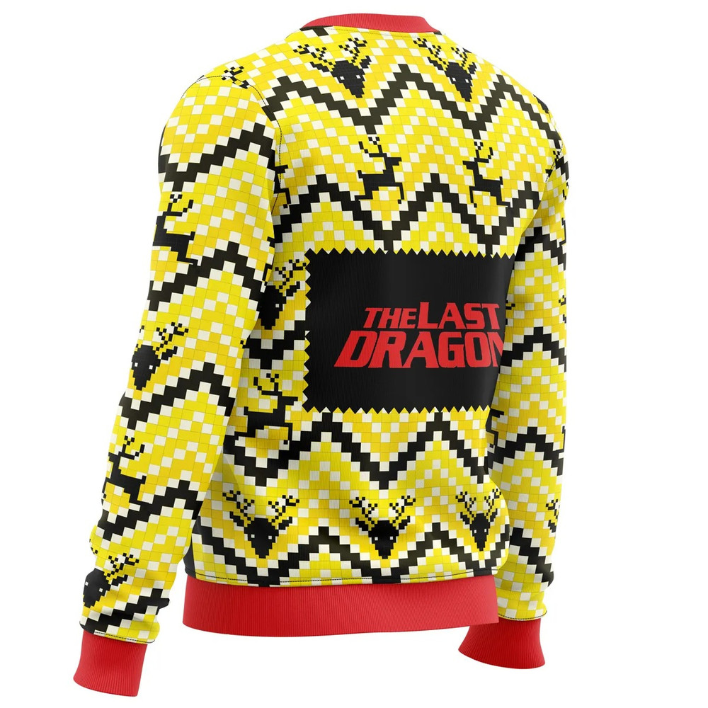 The Last Dragon All Over Print Ugly Hoodie Zip 3D Hoodie 3D Ugly Christmas Sweater 3D Fleece Hoodie