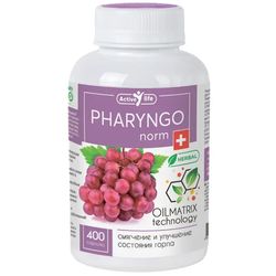PHARYNGOnorm Oil matrix technology (soothing and improving the condition of the throat) 400 capsules