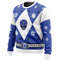 Mighty Morphin Power Rangers Blue All Over Print Ugly Hoodie Zip 3D Hoodie 3D Ugly Christmas Sweater 3D Fleece Hoodie