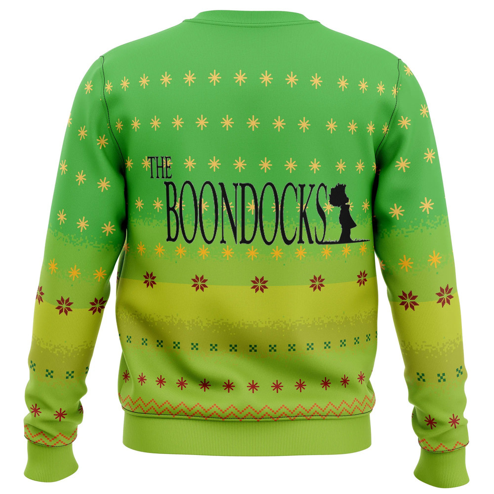 The Boondocks All Over Print Ugly Hoodie Zip 3D Hoodie 3D Ugly Christmas Sweater 3D Fleece Hoodie