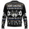 Merry Wolfmas Wolf All Over Print Ugly Hoodie Zip 3D Hoodie 3D Ugly Christmas Sweater 3D Fleece Hoodie