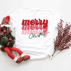 merry christmas retro shirt, merry christmas typography shirt, joyful believe blessing friends snow noel shirt, christma